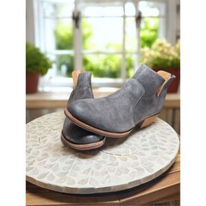 Kork-Ease $195 Skye Bootie Distressed Suede Leather Ankle Boots Women’s 9.5 NEW